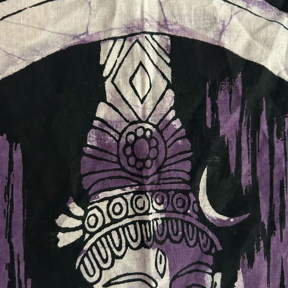 Purple and Black Shiva Wall Hanging Batik - Picture 12 of 16